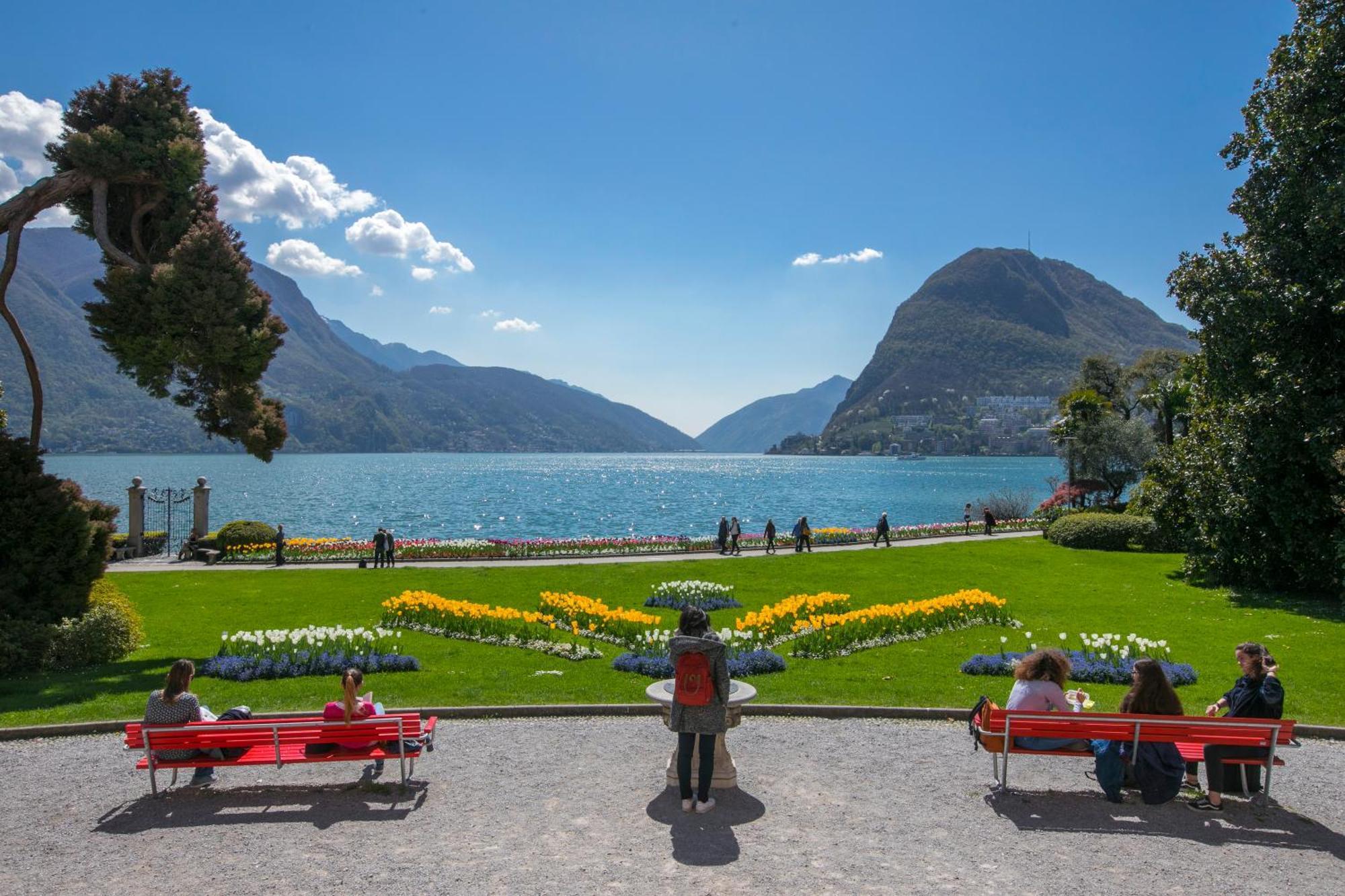 Apartmán Ca' Gina Panoramica Lugano Exteriér fotografie