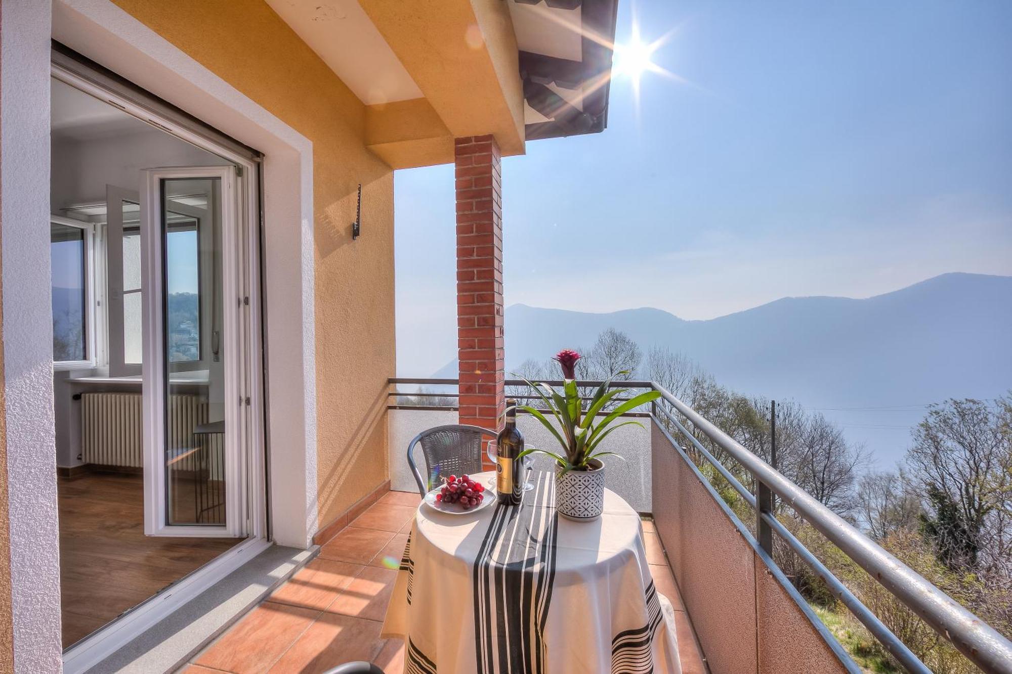 Apartmán Ca' Gina Panoramica Lugano Exteriér fotografie